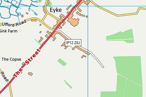 IP12 2SJ map - OS VectorMap District (Ordnance Survey) IP12 2SJ map - OS VectorMap District (Ordnance Survey)