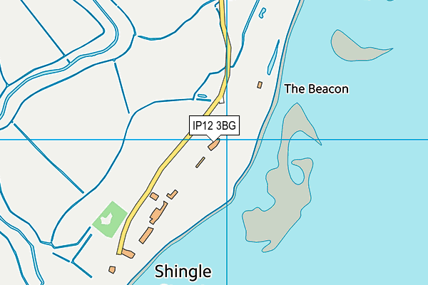 IP12 3BG map - OS VectorMap District (Ordnance Survey) IP12 3BG map - OS VectorMap District (Ordnance Survey)