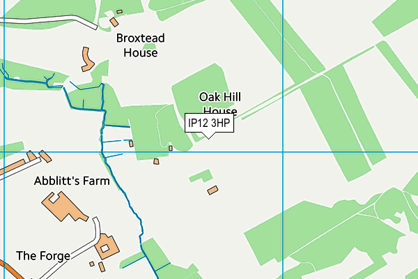 IP12 3HP map - OS VectorMap District (Ordnance Survey) IP12 3HP map - OS VectorMap District (Ordnance Survey)