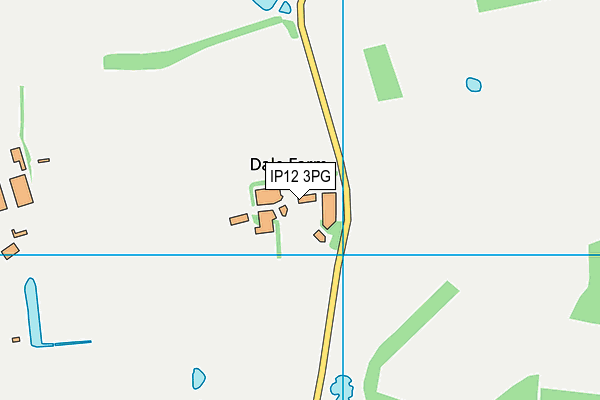 IP12 3PG map - OS VectorMap District (Ordnance Survey) IP12 3PG map - OS VectorMap District (Ordnance Survey)