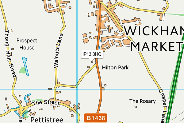 IP13 0HQ map - OS VectorMap District (Ordnance Survey) IP13 0HQ map - OS VectorMap District (Ordnance Survey)