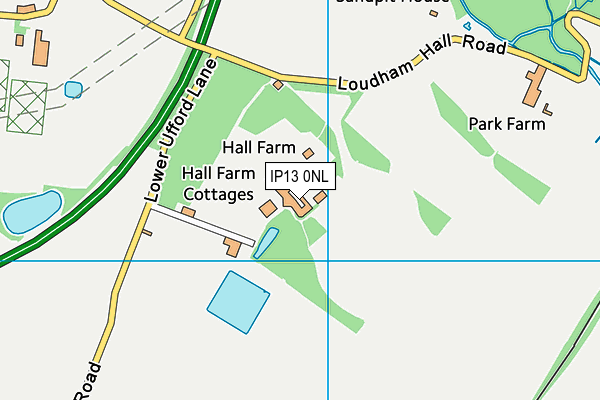 IP13 0NL map - OS VectorMap District (Ordnance Survey) IP13 0NL map - OS VectorMap District (Ordnance Survey)