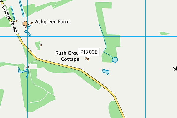 IP13 0QE map - OS VectorMap District (Ordnance Survey) IP13 0QE map - OS VectorMap District (Ordnance Survey)