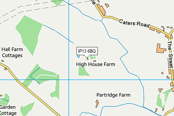 IP13 6BQ map - OS VectorMap District (Ordnance Survey) IP13 6BQ map - OS VectorMap District (Ordnance Survey)