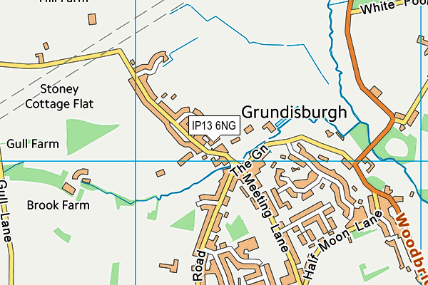 IP13 6NG map - OS VectorMap District (Ordnance Survey) IP13 6NG map - OS VectorMap District (Ordnance Survey)