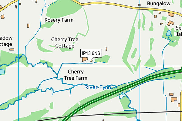 IP13 6NS map - OS VectorMap District (Ordnance Survey) IP13 6NS map - OS VectorMap District (Ordnance Survey)