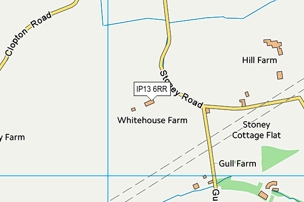 IP13 6RR map - OS VectorMap District (Ordnance Survey) IP13 6RR map - OS VectorMap District (Ordnance Survey)