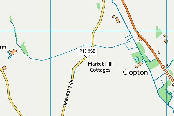IP13 6SB map - OS VectorMap District (Ordnance Survey) IP13 6SB map - OS VectorMap District (Ordnance Survey)