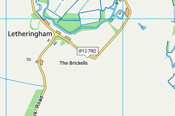 IP13 7RD map - OS VectorMap District (Ordnance Survey) IP13 7RD map - OS VectorMap District (Ordnance Survey)