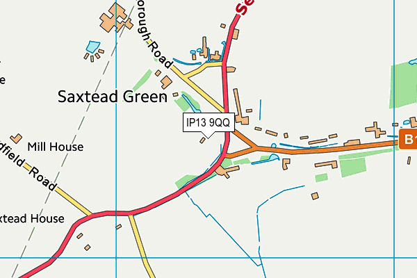 IP13 9QQ map - OS VectorMap District (Ordnance Survey) IP13 9QQ map - OS VectorMap District (Ordnance Survey)