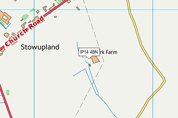 IP14 4BN map - OS VectorMap District (Ordnance Survey) IP14 4BN map - OS VectorMap District (Ordnance Survey)