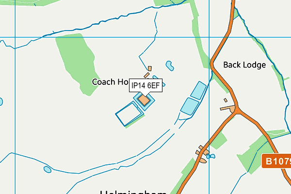 IP14 6EF map - OS VectorMap District (Ordnance Survey) IP14 6EF map - OS VectorMap District (Ordnance Survey)