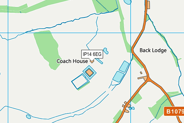 IP14 6EG map - OS VectorMap District (Ordnance Survey) IP14 6EG map - OS VectorMap District (Ordnance Survey)
