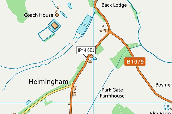 IP14 6EJ map - OS VectorMap District (Ordnance Survey) IP14 6EJ map - OS VectorMap District (Ordnance Survey)