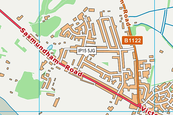 IP15 5JG map - OS VectorMap District (Ordnance Survey) IP15 5JG map - OS VectorMap District (Ordnance Survey)