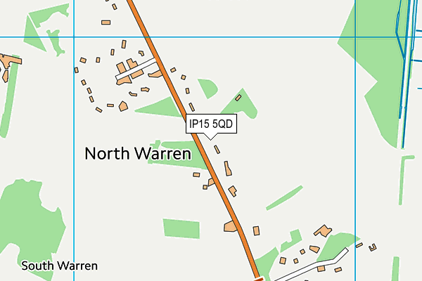 IP15 5QD map - OS VectorMap District (Ordnance Survey) IP15 5QD map - OS VectorMap District (Ordnance Survey)