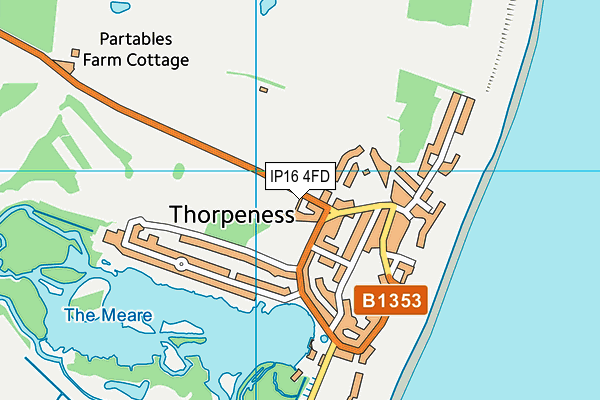 IP16 4FD map - OS VectorMap District (Ordnance Survey) IP16 4FD map - OS VectorMap District (Ordnance Survey)