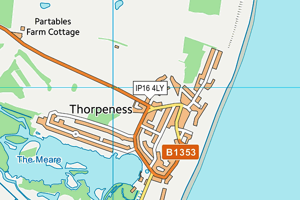 IP16 4LY map - OS VectorMap District (Ordnance Survey) IP16 4LY map - OS VectorMap District (Ordnance Survey)