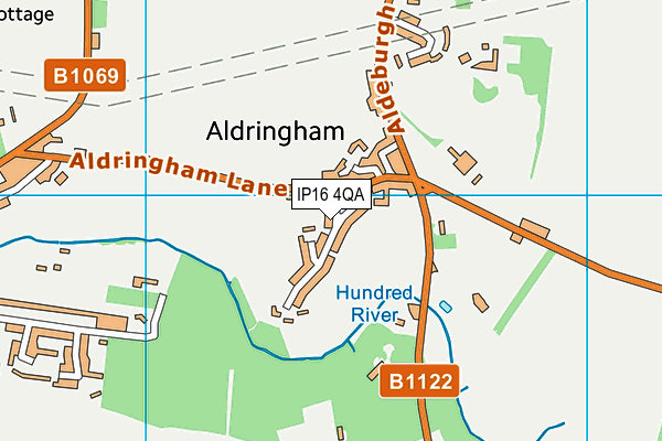 IP16 4QA map - OS VectorMap District (Ordnance Survey) IP16 4QA map - OS VectorMap District (Ordnance Survey)