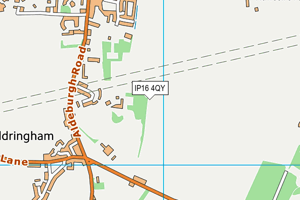 IP16 4QY map - OS VectorMap District (Ordnance Survey) IP16 4QY map - OS VectorMap District (Ordnance Survey)