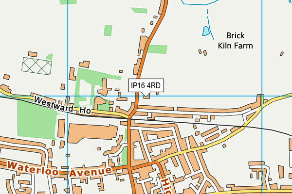 IP16 4RD map - OS VectorMap District (Ordnance Survey) IP16 4RD map - OS VectorMap District (Ordnance Survey)