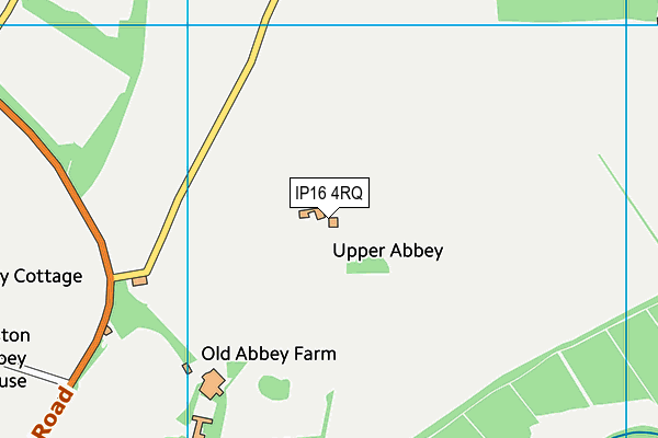 IP16 4RQ map - OS VectorMap District (Ordnance Survey) IP16 4RQ map - OS VectorMap District (Ordnance Survey)