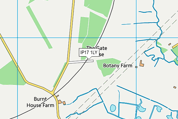 IP17 1LY map - OS VectorMap District (Ordnance Survey) IP17 1LY map - OS VectorMap District (Ordnance Survey)