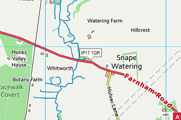 IP17 1QR map - OS VectorMap District (Ordnance Survey) IP17 1QR map - OS VectorMap District (Ordnance Survey)