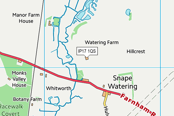 IP17 1QS map - OS VectorMap District (Ordnance Survey) IP17 1QS map - OS VectorMap District (Ordnance Survey)