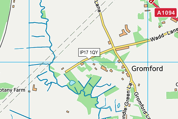 IP17 1QY map - OS VectorMap District (Ordnance Survey) IP17 1QY map - OS VectorMap District (Ordnance Survey)