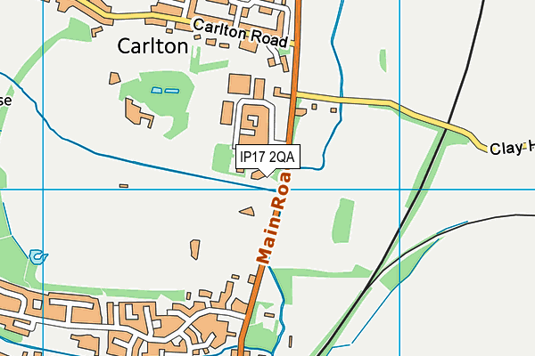 IP17 2QA map - OS VectorMap District (Ordnance Survey) IP17 2QA map - OS VectorMap District (Ordnance Survey)