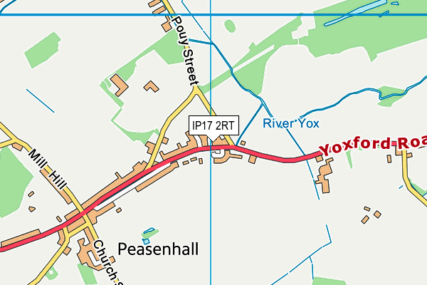 IP17 2RT map - OS VectorMap District (Ordnance Survey) IP17 2RT map - OS VectorMap District (Ordnance Survey)