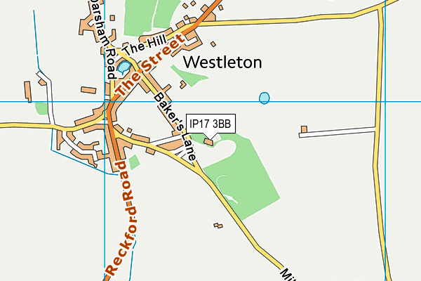 IP17 3BB map - OS VectorMap District (Ordnance Survey) IP17 3BB map - OS VectorMap District (Ordnance Survey)
