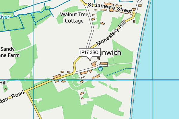 IP17 3BQ map - OS VectorMap District (Ordnance Survey) IP17 3BQ map - OS VectorMap District (Ordnance Survey)