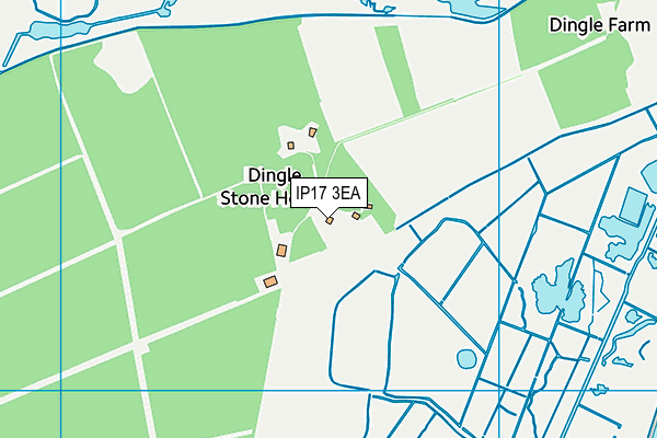 IP17 3EA map - OS VectorMap District (Ordnance Survey) IP17 3EA map - OS VectorMap District (Ordnance Survey)