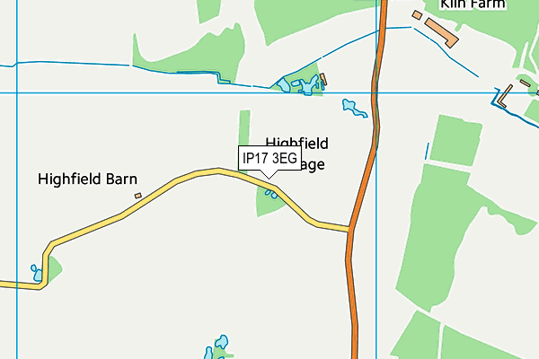 IP17 3EG map - OS VectorMap District (Ordnance Survey) IP17 3EG map - OS VectorMap District (Ordnance Survey)
