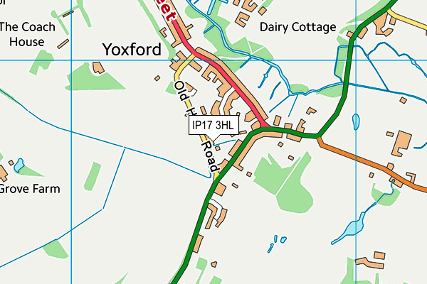 IP17 3HL map - OS VectorMap District (Ordnance Survey)
