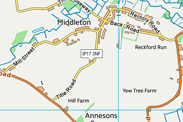 IP17 3NF map - OS VectorMap District (Ordnance Survey) IP17 3NF map - OS VectorMap District (Ordnance Survey)