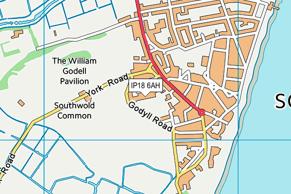 IP18 6AH map - OS VectorMap District (Ordnance Survey) IP18 6AH map - OS VectorMap District (Ordnance Survey)