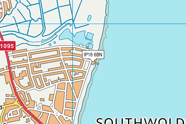 IP18 6BN map - OS VectorMap District (Ordnance Survey) IP18 6BN map - OS VectorMap District (Ordnance Survey)