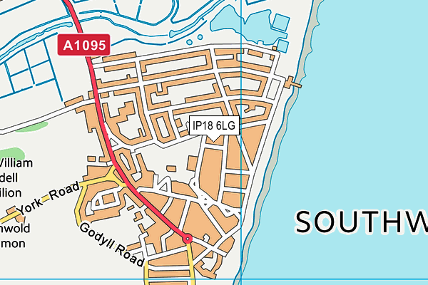 IP18 6LG map - OS VectorMap District (Ordnance Survey) IP18 6LG map - OS VectorMap District (Ordnance Survey)
