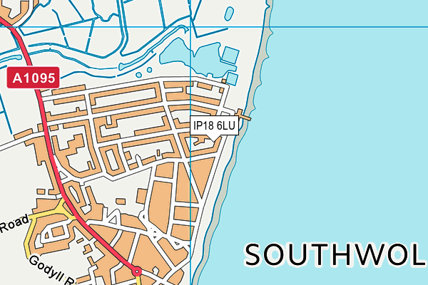 IP18 6LU map - OS VectorMap District (Ordnance Survey) IP18 6LU map - OS VectorMap District (Ordnance Survey)