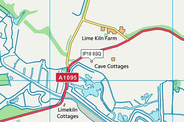 IP18 6SQ map - OS VectorMap District (Ordnance Survey) IP18 6SQ map - OS VectorMap District (Ordnance Survey)