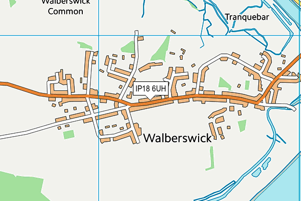 IP18 6UH map - OS VectorMap District (Ordnance Survey) IP18 6UH map - OS VectorMap District (Ordnance Survey)