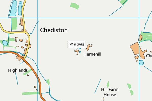 IP19 0AG map - OS VectorMap District (Ordnance Survey) IP19 0AG map - OS VectorMap District (Ordnance Survey)