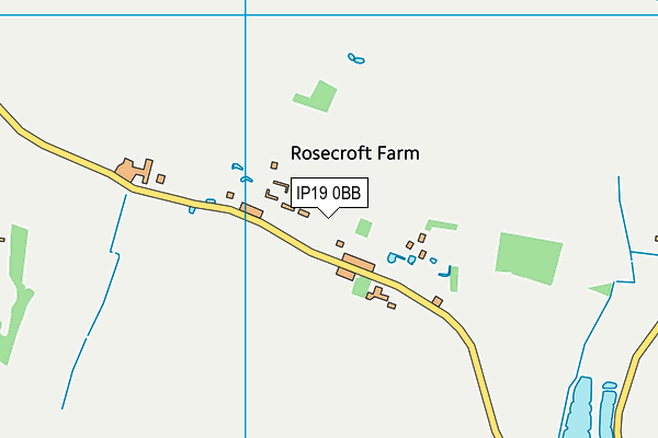IP19 0BB map - OS VectorMap District (Ordnance Survey)