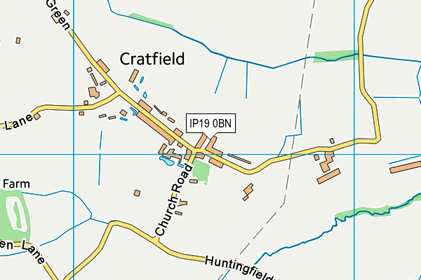 IP19 0BN map - OS VectorMap District (Ordnance Survey) IP19 0BN map - OS VectorMap District (Ordnance Survey)