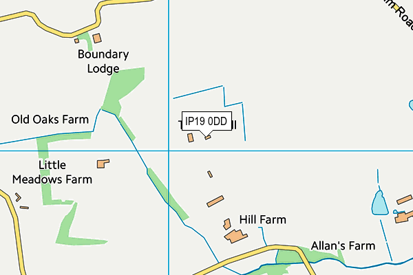 IP19 0DD map - OS VectorMap District (Ordnance Survey) IP19 0DD map - OS VectorMap District (Ordnance Survey)