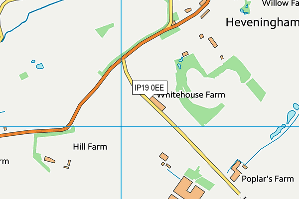 IP19 0EE map - OS VectorMap District (Ordnance Survey)