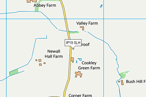 IP19 0LH map - OS VectorMap District (Ordnance Survey)